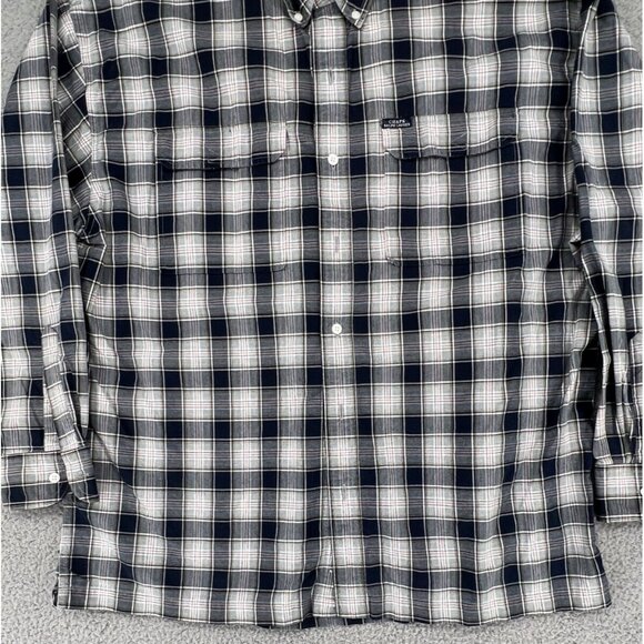 Ralph Lauren Chaps Mens XL Shirt Short Sleeve Button-Down Multicolor Plaid - Picture 3 of 12
